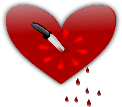 Broken Heart By Knife 