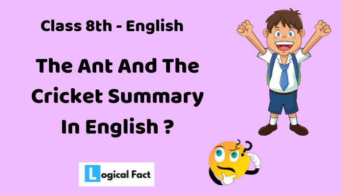 The ant and the cricket summary.