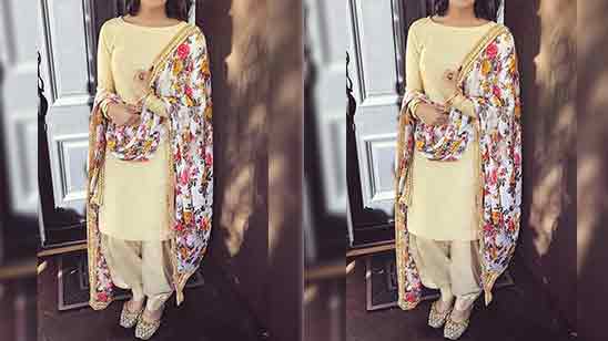 Simple Suit Salwar Design