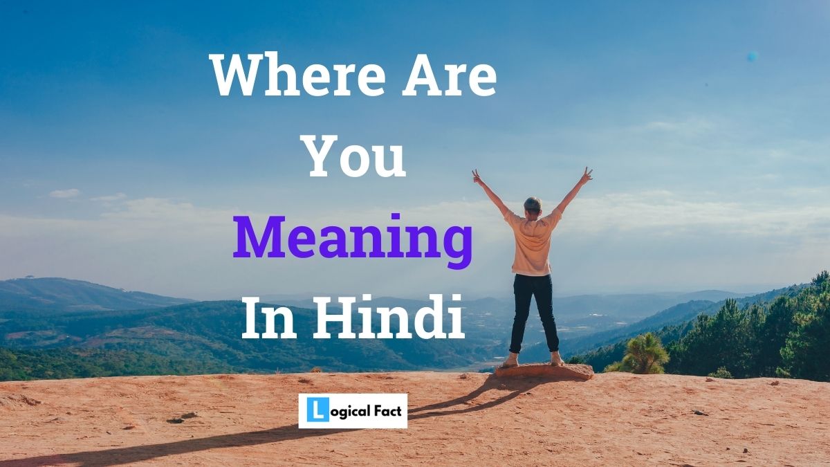 Where Are You Meaning In Hindi Min 