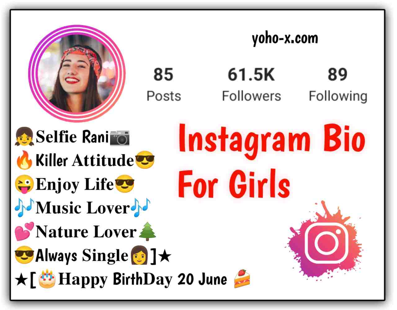 Bio For Instagram For Girl